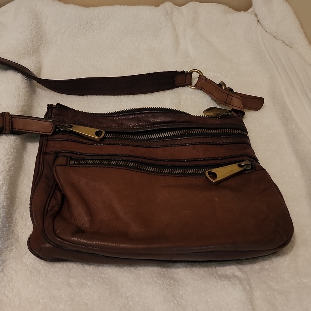 Fossil Brown Leather Purse